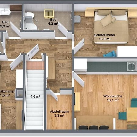 Ferienwohnung Alpenheim 턱스 객실 사진
